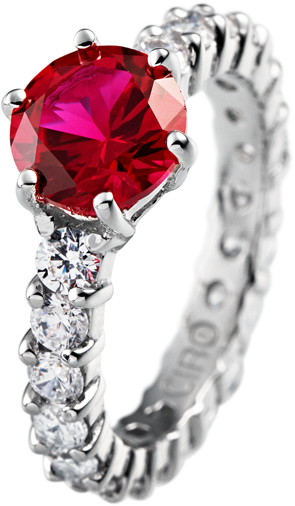 Madeleine Red Cocktail Ring - Jewellery (1200x1200), Png Download