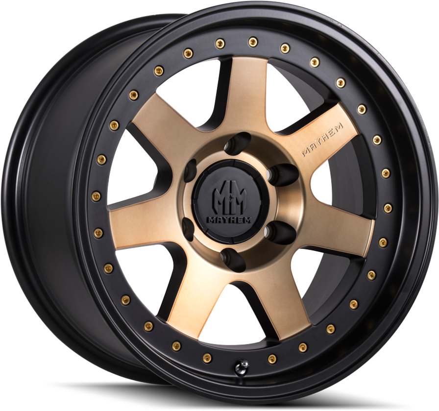 Mayhem8300tz1 Main - Bronze Mayhem Wheel (1000x1000), Png Download