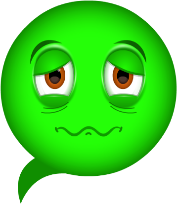 Sick - Smiley (500x500), Png Download