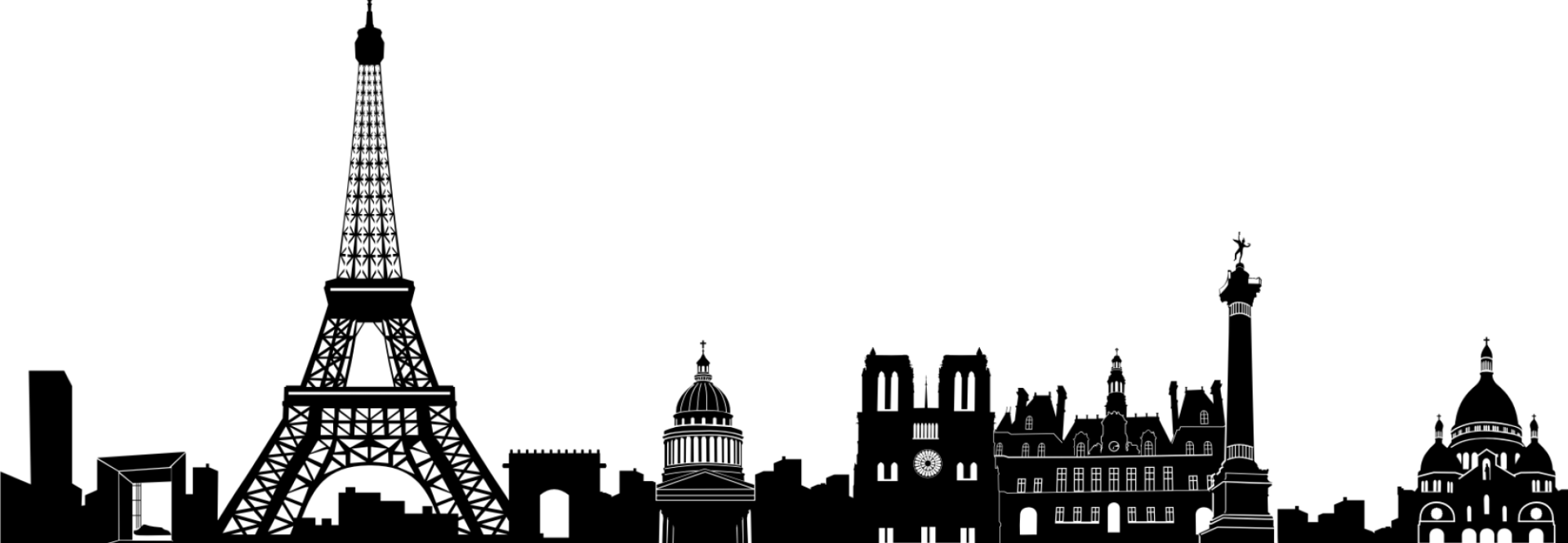 Paris Png Image - Paris Png (1920x665), Png Download