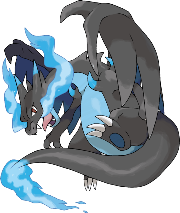 006charizard-mega X - Illustration (753x687), Png Download