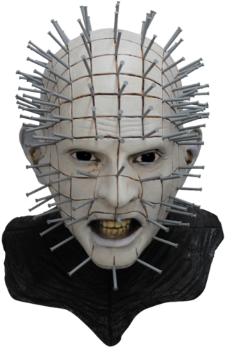 Pinhead Hellraiser Horror Mask Super Deluxe Halloween - Hellraiser Mask (500x500), Png Download