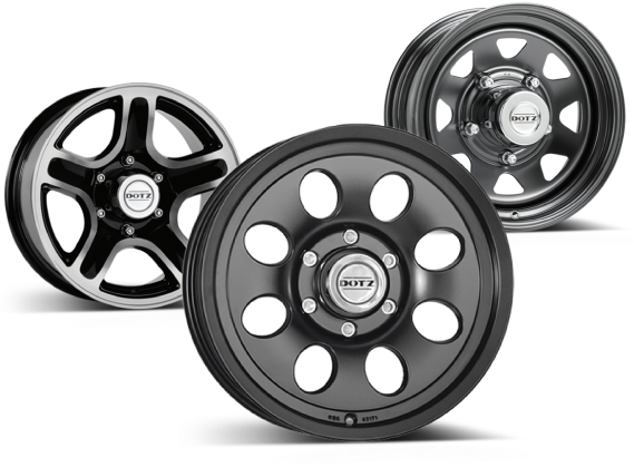 Dotz4x4-wheels - Suzuki Grand Vitara Jante R16 (639x449), Png Download