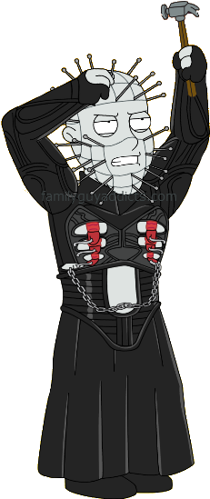 Pinhead - Family Guy Hellraiser (234x555), Png Download