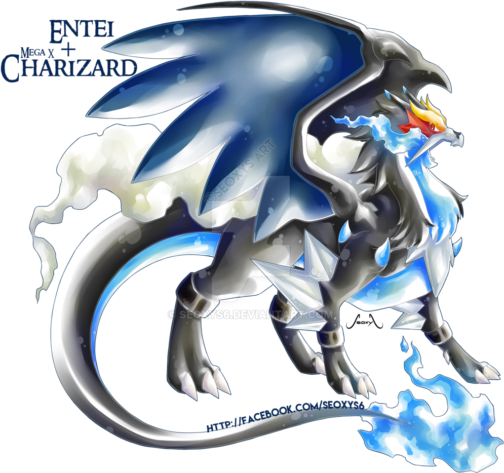 Finally Completed My Legendary Johto Trio Mega Charizard - Entei Mega Charizard (1024x962), Png Download