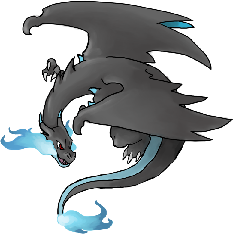 Mega Charizard X By Mrmagikman On Deviantart Picture - Mega Charizard X Transparent (894x894), Png Download