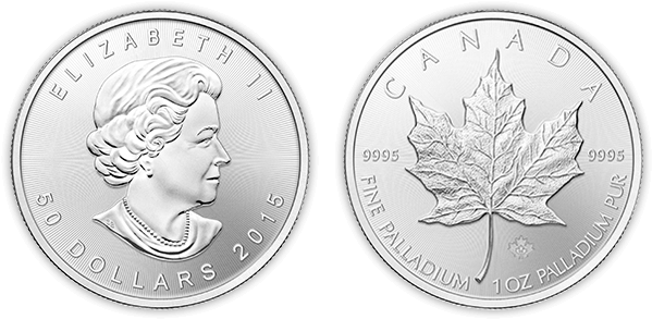 Monex Product Palladium Maple Leaf Coins - 2017 Silver Krugerrand (600x300), Png Download