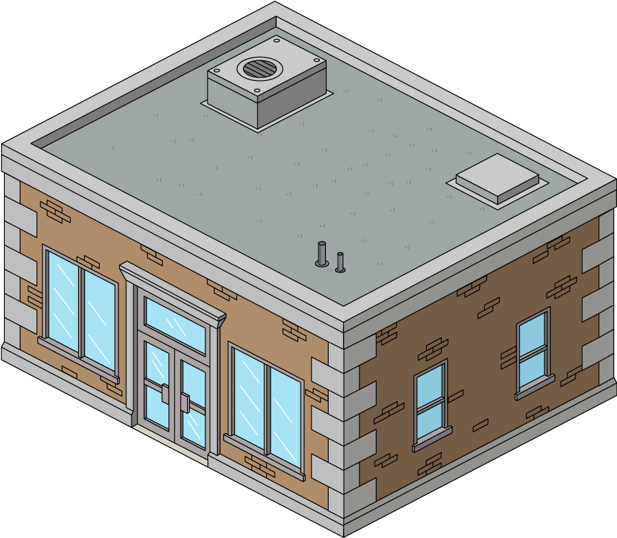 Building Used Clothing Store - Family Guy: The Quest For Stuff (900x806), Png Download