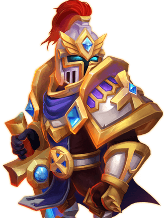 Evolved Paladin - Castle Clash Hero Paladin (330x438), Png Download