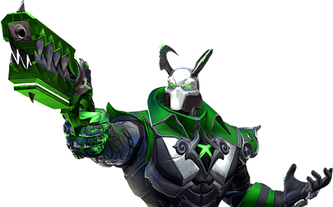 Androxus Paladins Revolver Png - Androxus Paladins Png (484x302), Png Download