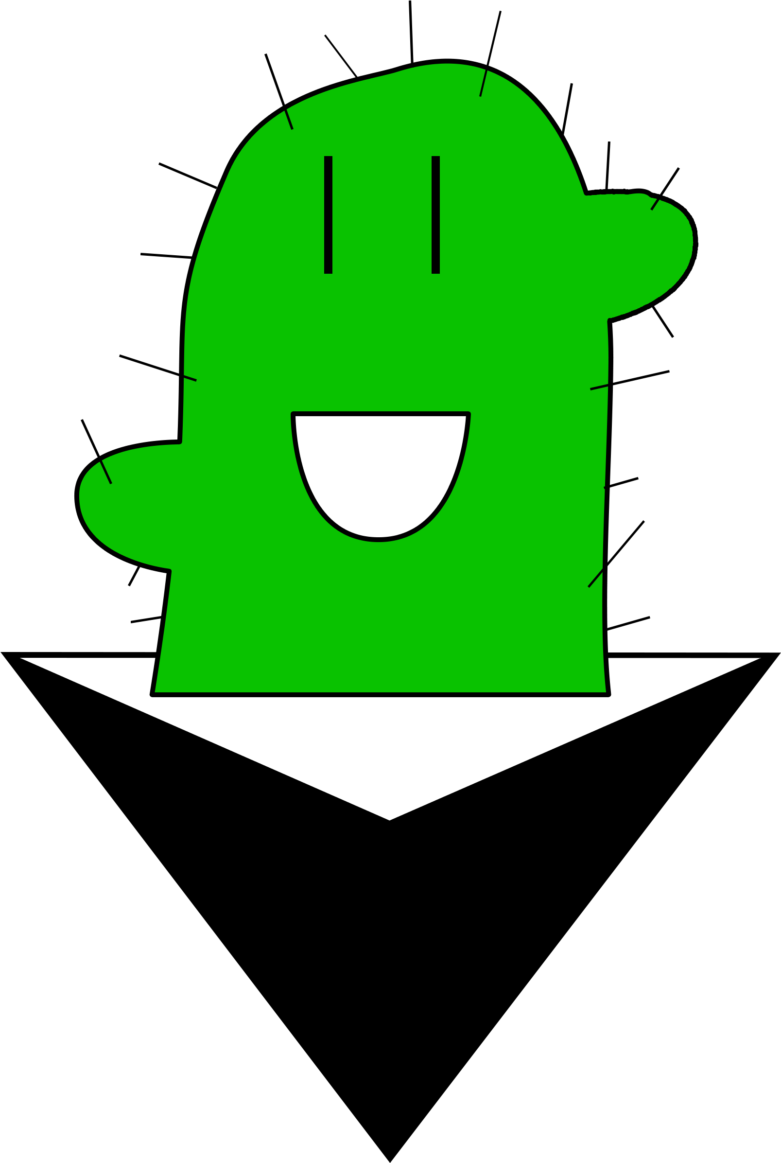 Fart Cactus - Comics (2478x2478), Png Download