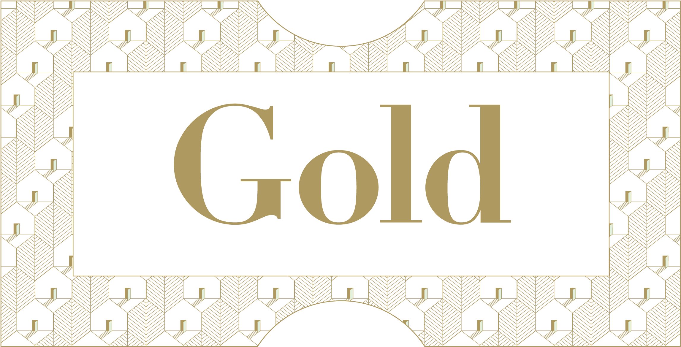 Gold Benefactor (2346x1218), Png Download