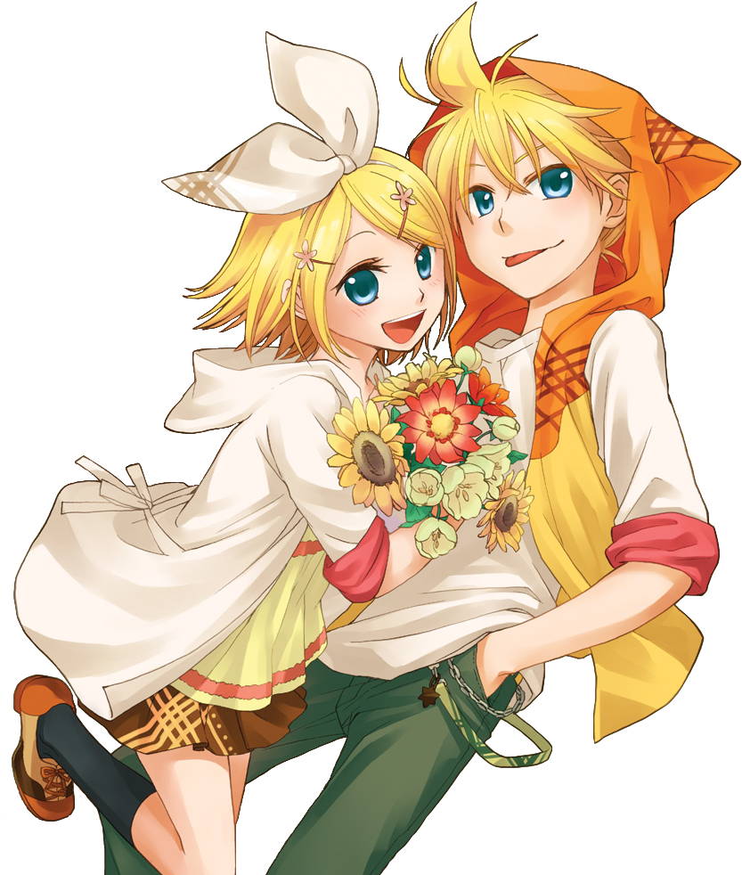 Ee38ad4a461b - Рин И Лен Пнг (886x1000), Png Download