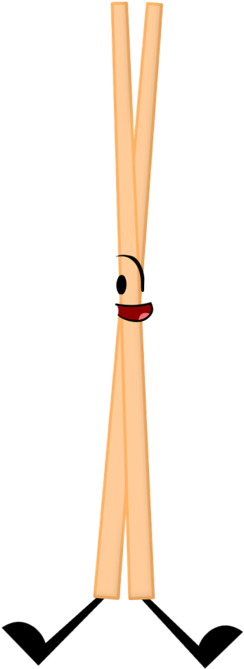 Chopsticks Pose - Chpsticks Png (351x958), Png Download