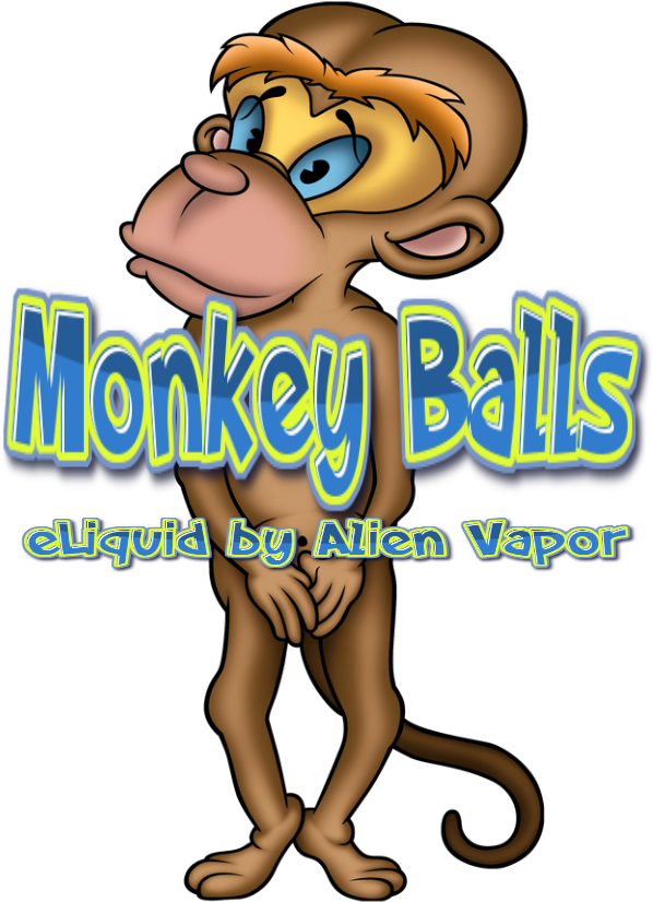 Buy Monkey Balls Sweet Flavor Vape E - Caramel (715x899), Png Download