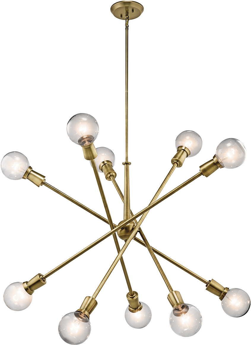 Armstrong 10 Light Large Chandelier - Kichler Armstrong (1200x1200), Png Download
