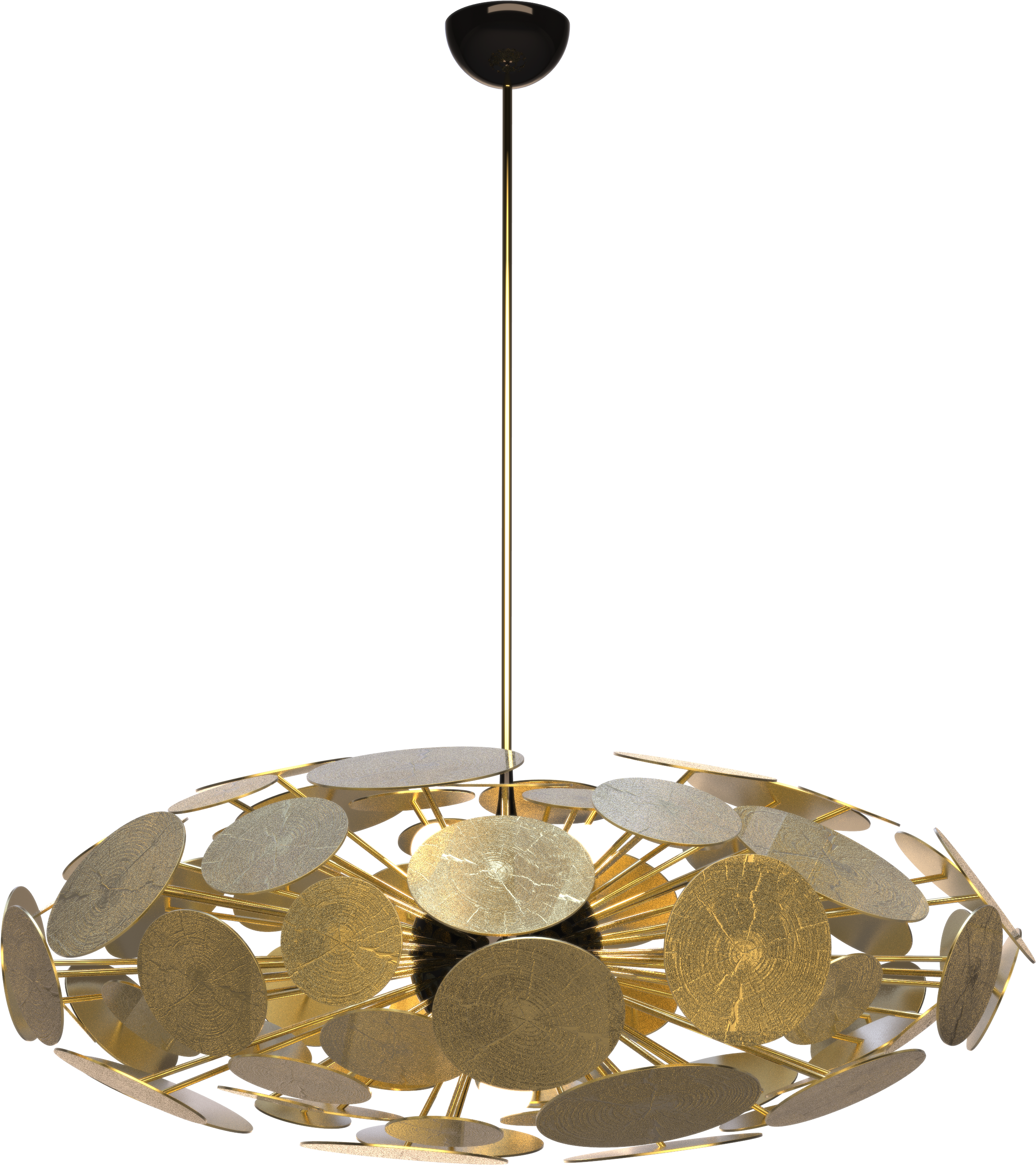 Newton Elliptic Chandelier - Bocadolobo Lamp (3312x3000), Png Download