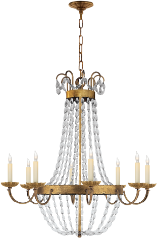 This Paris Flea Market Chandelier Is A Clean Lined - Ziyi Chandelier Thomas O Brien (480x480), Png Download