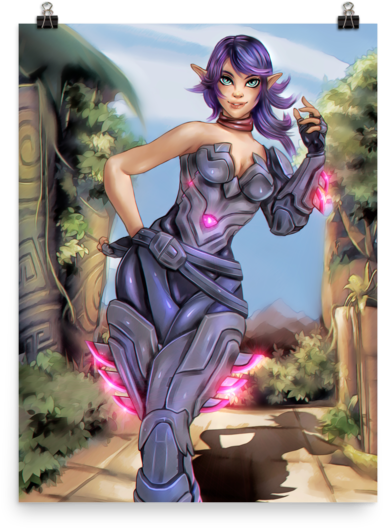 Skye Paladins Paladins Fanart (600x600), Png Download