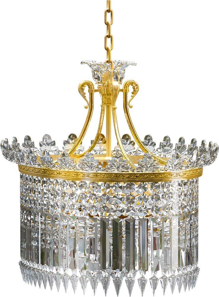 Crinoline Chandelier 13l (1000x1000), Png Download