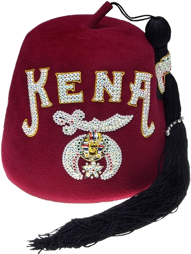 Fez Kena Large - Freemasonry (383x509), Png Download