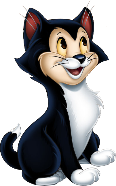 *figaro ~ Is Geppetto's Pet Tuxedo Cat In Disney's - Figaro Gato De Minnie (403x642), Png Download
