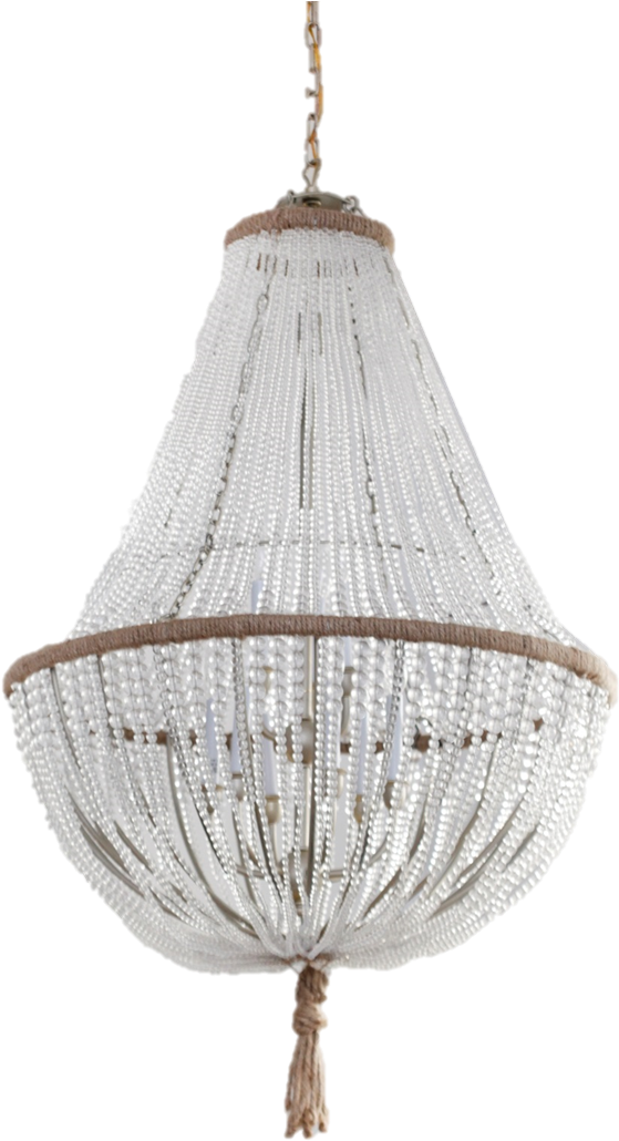 Hand Blown Glass Empire Chandelier - Chandelier (750x1125), Png Download