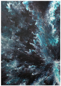 To The Stars - Painting (400x400), Png Download