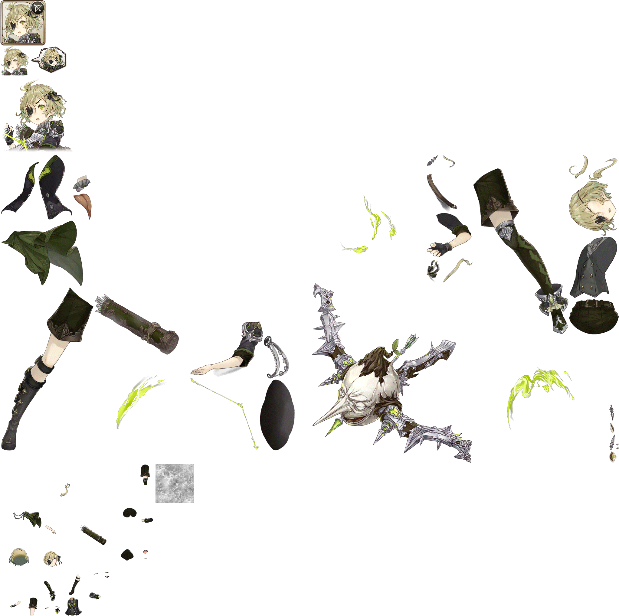 Click For Full Sized Image Pinocchio - Sinoalice Pinocchio Gunner (2051x2048), Png Download