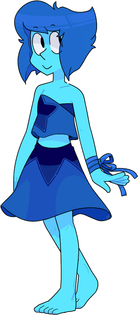 Clothing Footwear Fictional Character Fashion Accessory - Steven Universe Lapis Crystal Gem Outfit (622x1050), Png Download