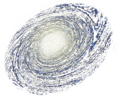 Milky Way Galaxy Png (400x338), Png Download