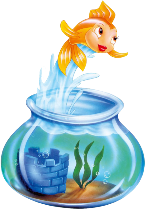 21 Best Cleo The Fish Images - Cleo Pez De Pinocho (516x709), Png Download