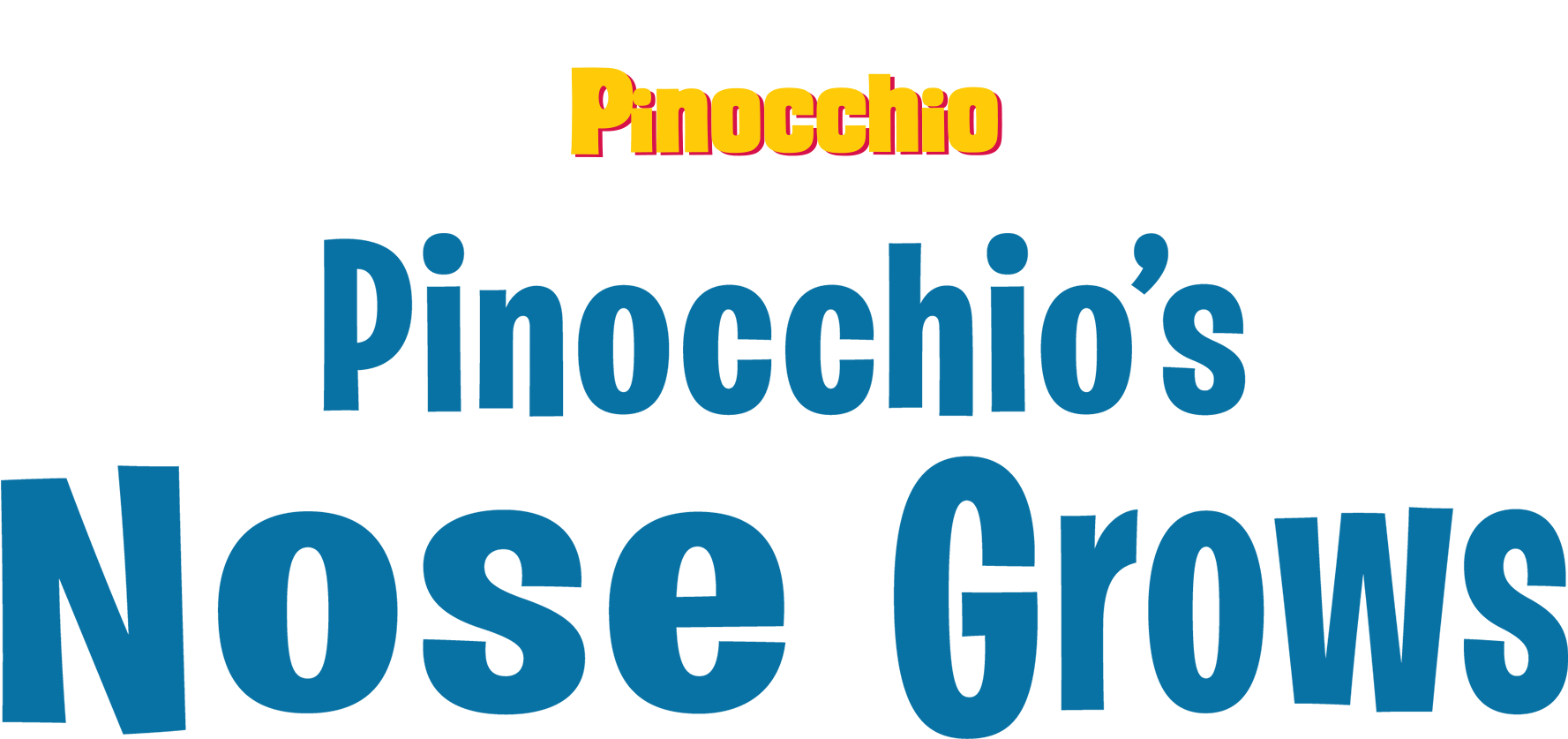 Pinocchio's Nose Grows - Reading Comprehension (2048x1024), Png Download