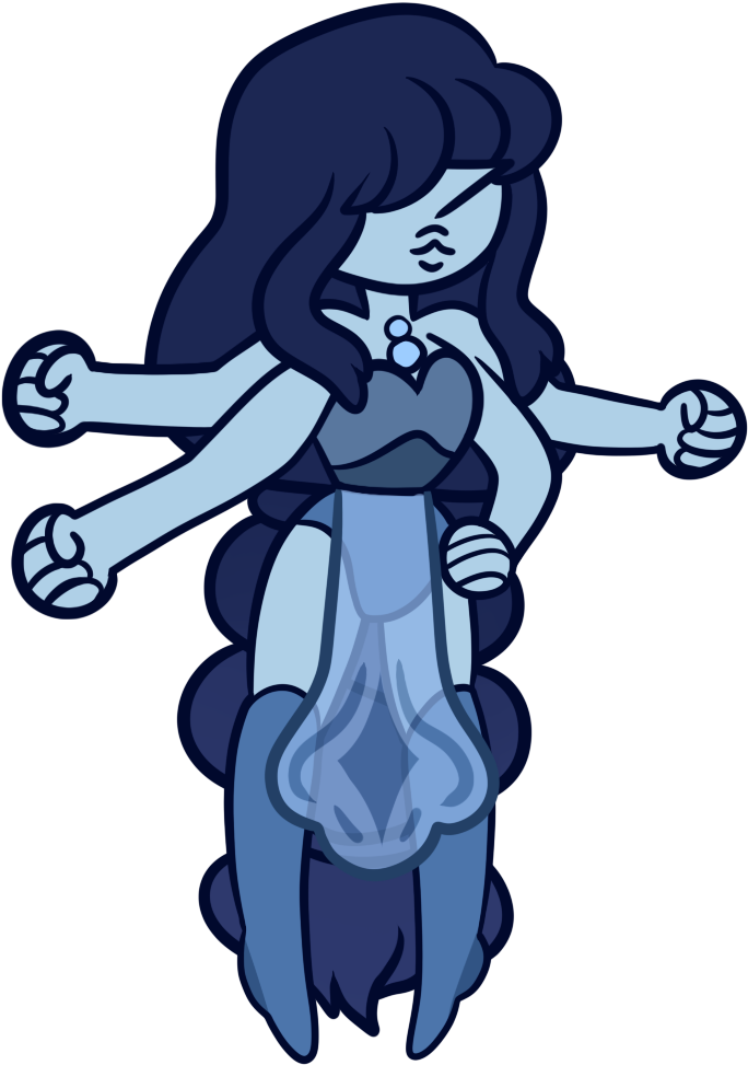 Steven Universe Amethyst And Pearl Fusion - Steven Universe Blue Pearl And Amethyst Fusion (772x1050), Png Download