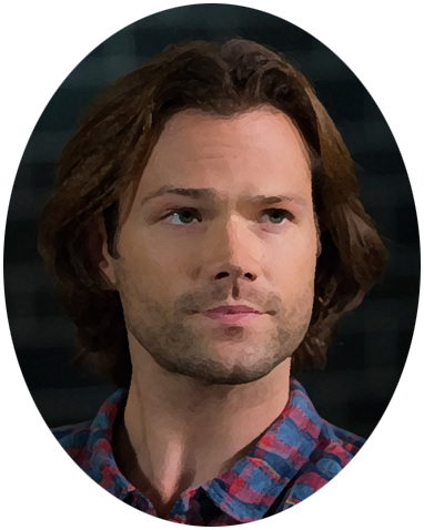 There Was Gossip When Sam Winchester Was Born - Jared Padalecki Plaid (382x478), Png Download
