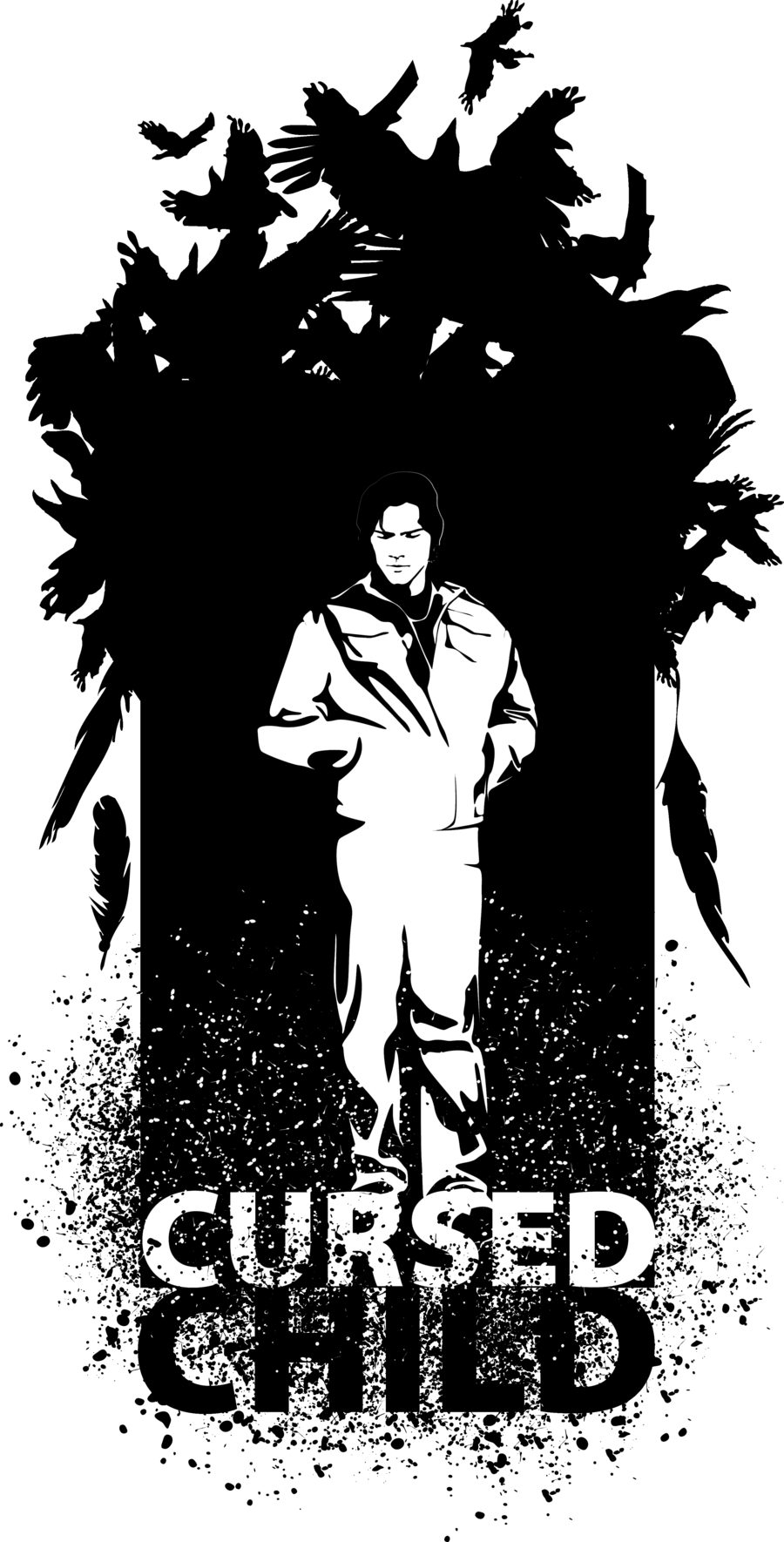 Sam Winchester Fond D'écran Probably Containing A Sign - Sam Winchester Vector (900x1770), Png Download