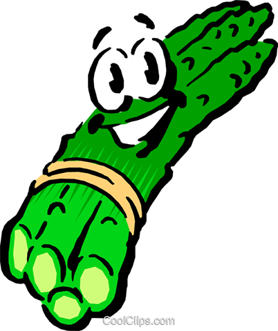 Cartoon Asparagus - Imagenes De Esparragos Animados (402x480), Png Download