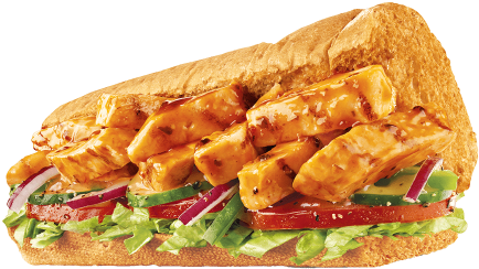 Subway Sandwich Png Svg Black And White Download - Subway Changi City Point (450x450), Png Download
