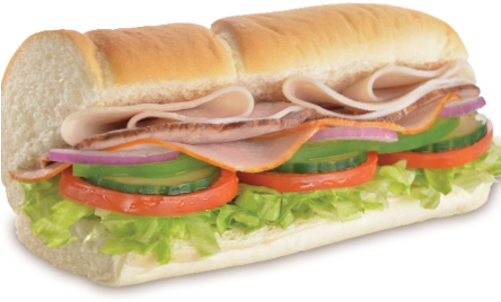 Subway Club Sub - Subway (500x375), Png Download