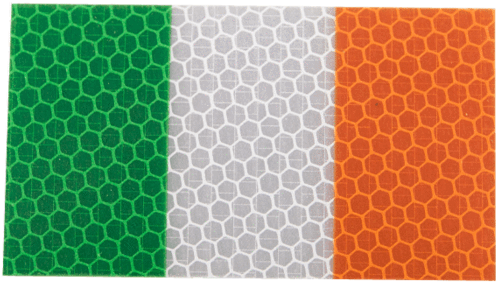 Irish Flag - Hiviz - Patchpanel - Canada Flag - Grey - Hiviz (700x700), Png Download