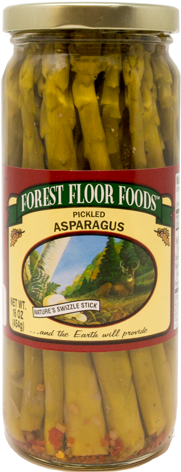 Forest Floor Pickled Asparagus Spears - Forest Floor Foods Dilled Brussels Sprouts (1000x1000), Png Download