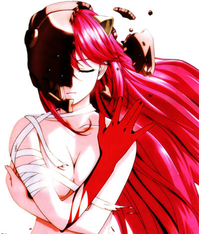 Yuno Gasai - Elfen Lied Collection Dvd (400x481), Png Download