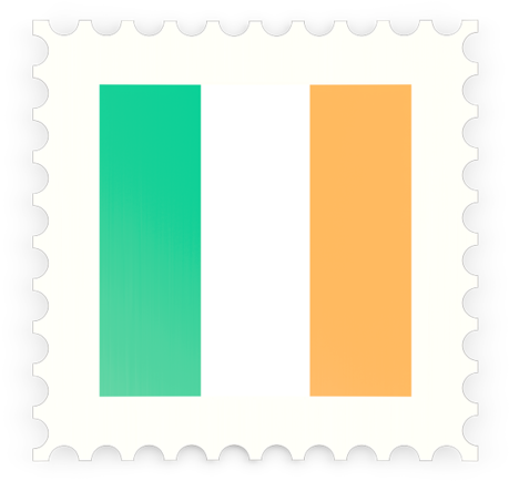Illustration Of Flag Of Ireland - Ireland Flag Stamp Png (640x480), Png Download