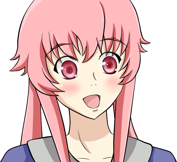 Can't Believe Yuno Gasai Wasn't Included In - Yuno Cute Gif Transparent (730x669), Png Download