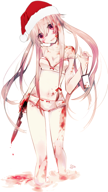“ Transparent Yuno Gasai Santa Hat Source - Yuno Anime Girl Transparent (413x708), Png Download