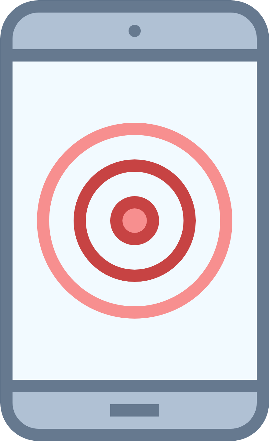 Smart Phone Icon (1600x1600), Png Download