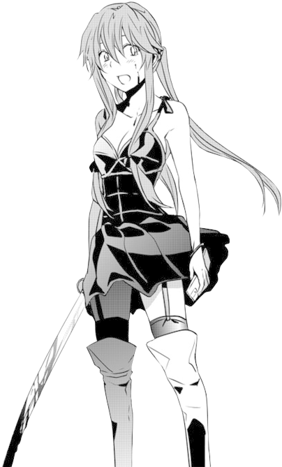 Manga Transparent Yuno Gasai - Mirai Nikki Manga Yuno (500x707), Png Download