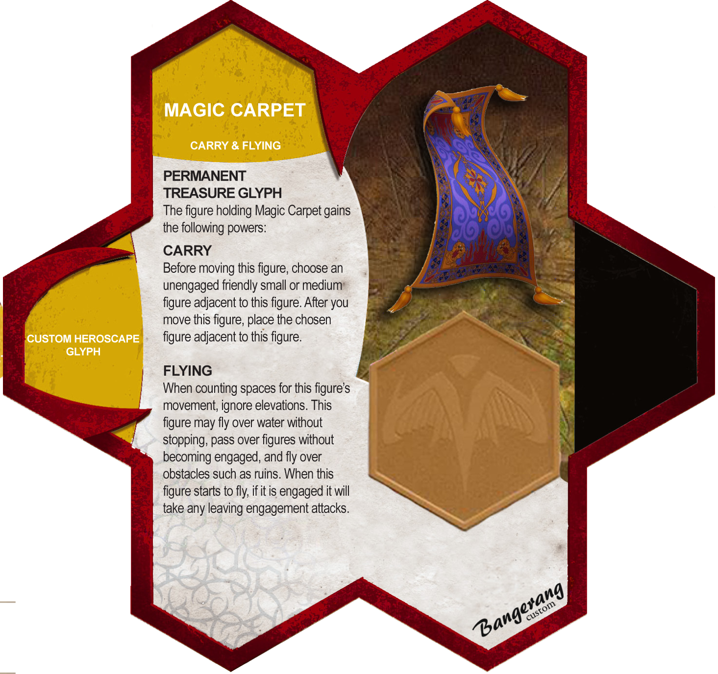 Bangerang Disney Custom - Deathreavers Heroscape (1465x1376), Png Download