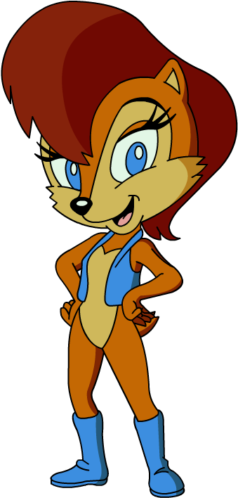 Sally Acorn - Princess Sally Acorn (550x750), Png Download