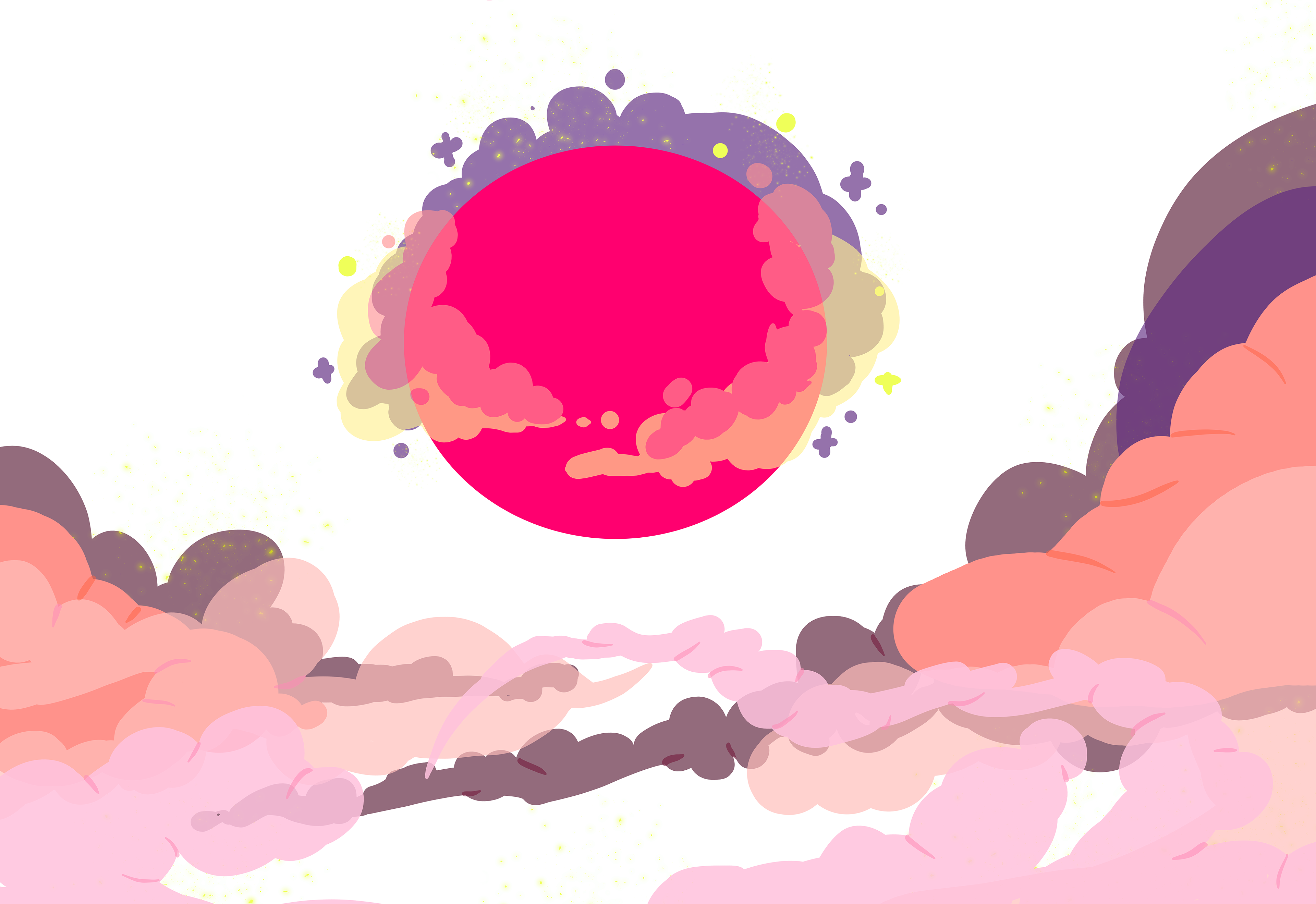 Blood Moon - Illustration (3840x2638), Png Download